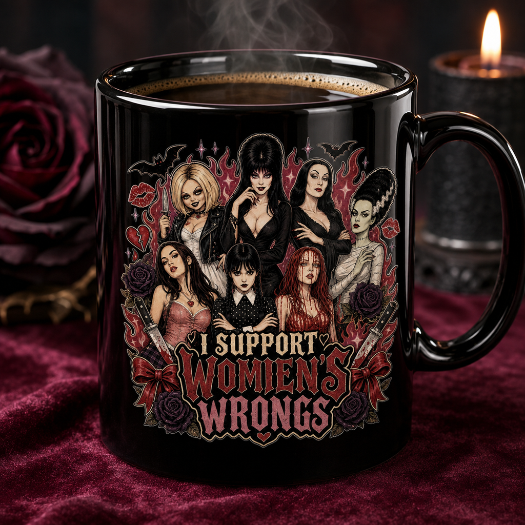 Women's Wrongs PNG Design | Sublimation & DTG Digital Download