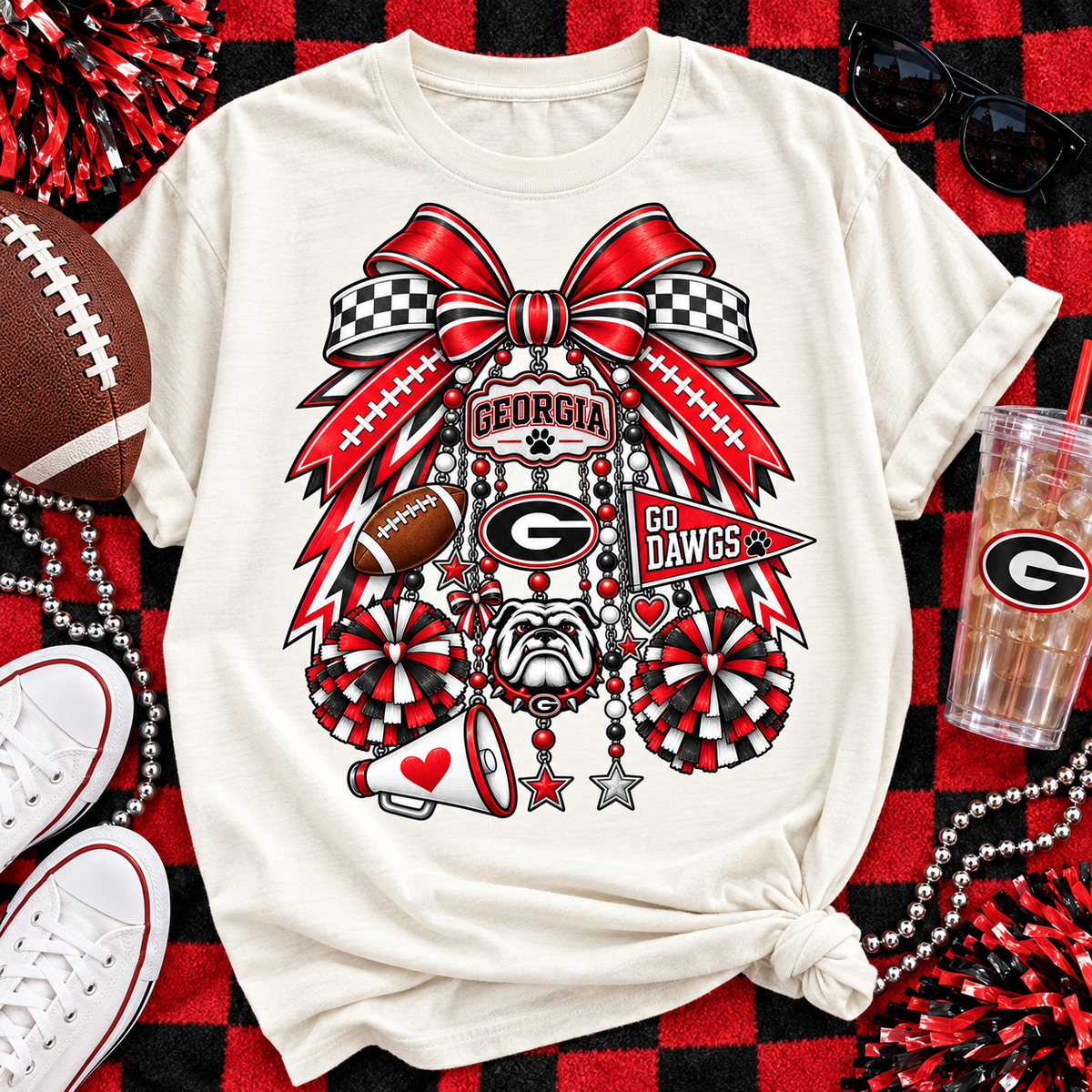 GA Bulldogs Bow PNG