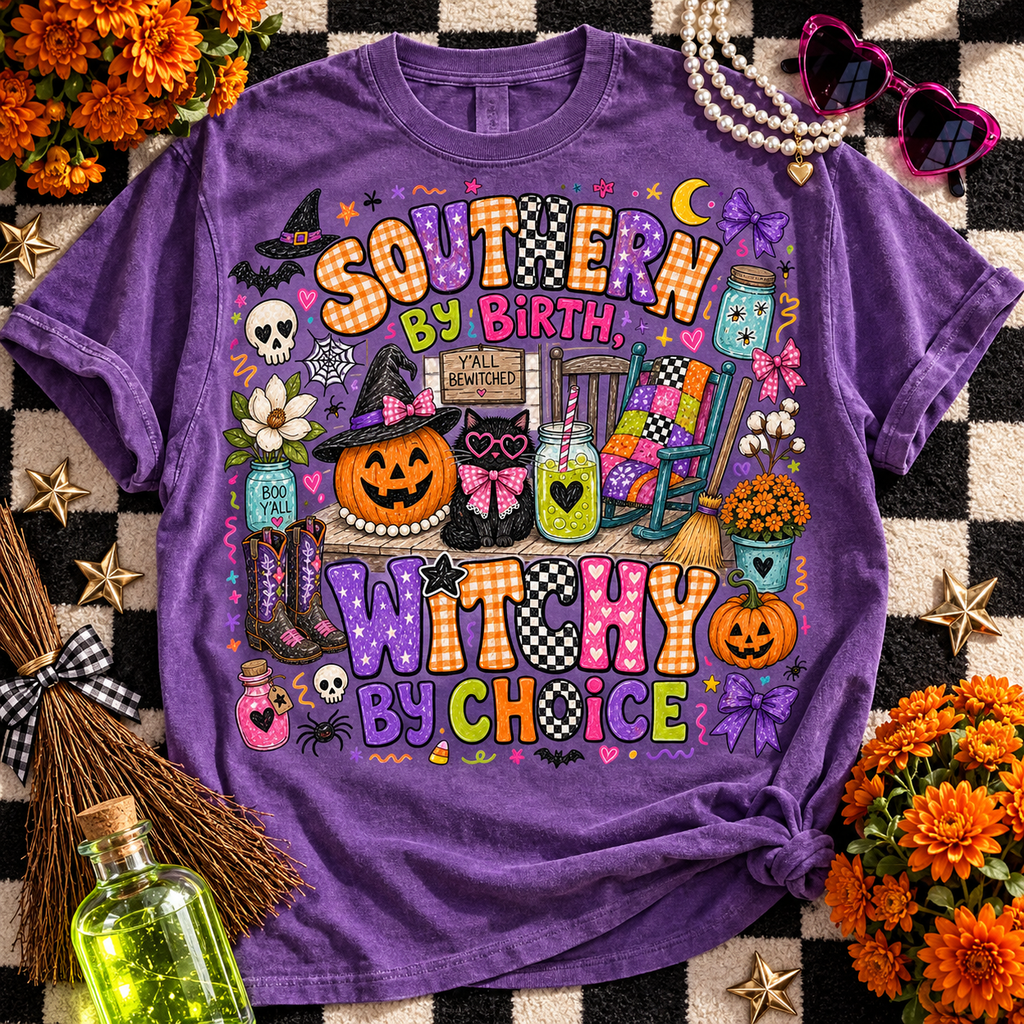 Witchy by Choice – Digital Download PNG