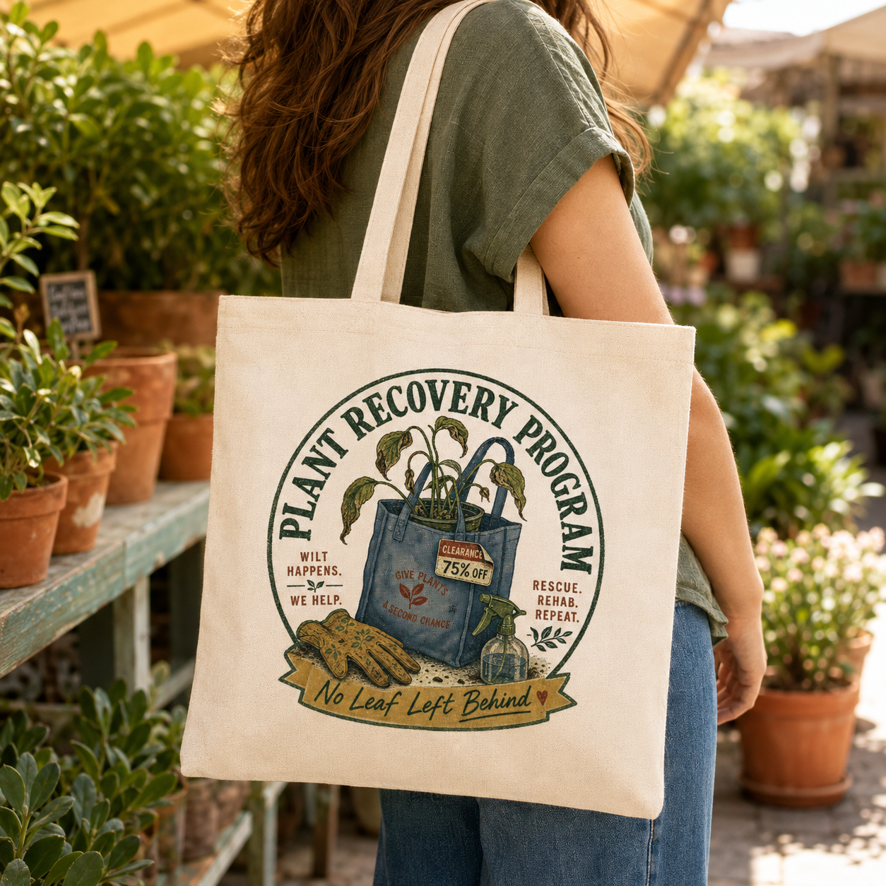 Plant Recovery PNG – Funny Plant Mom Sublimation Design | DTG | HTV | Digital Download
