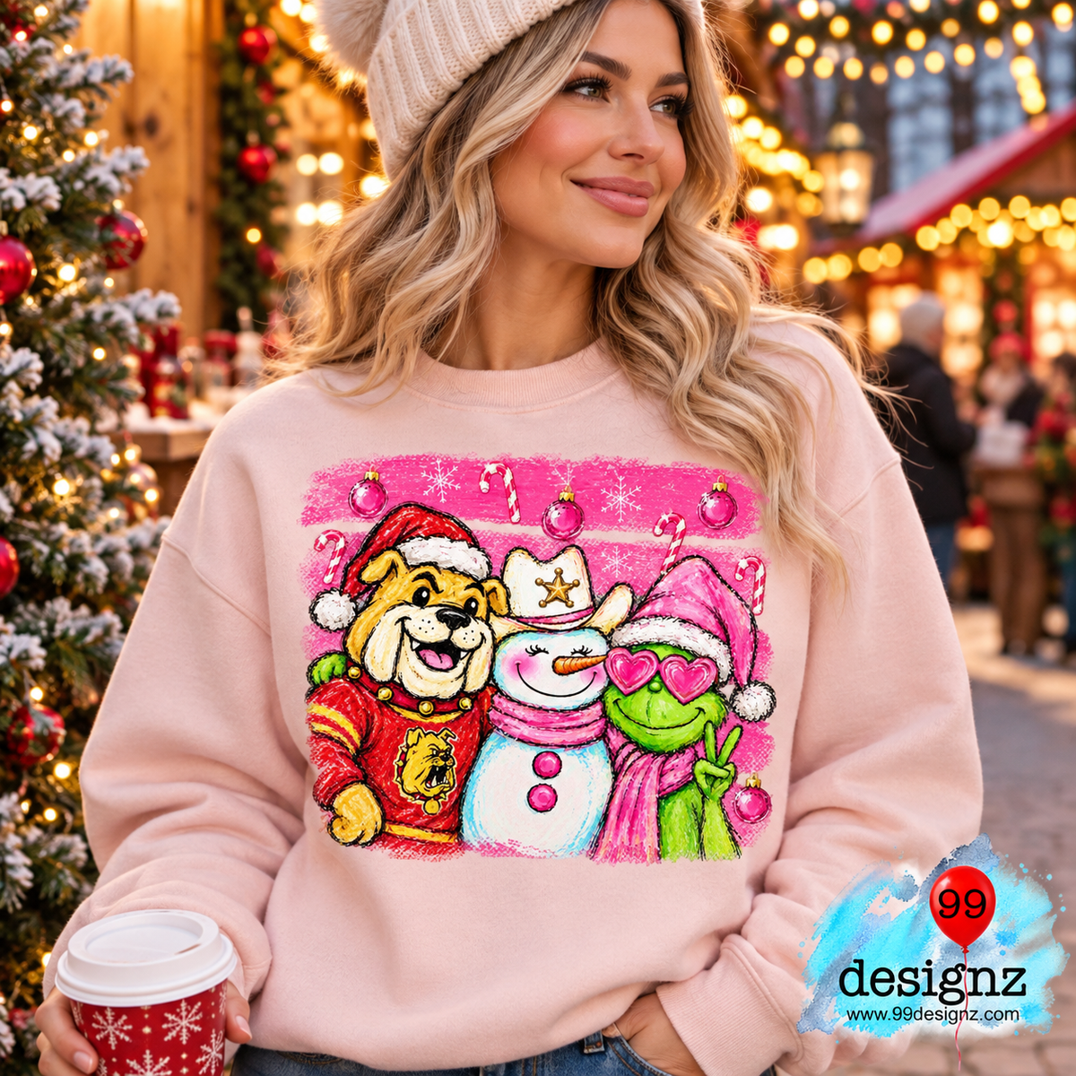 Ferris State Grinch Christmas Design | Digital Download