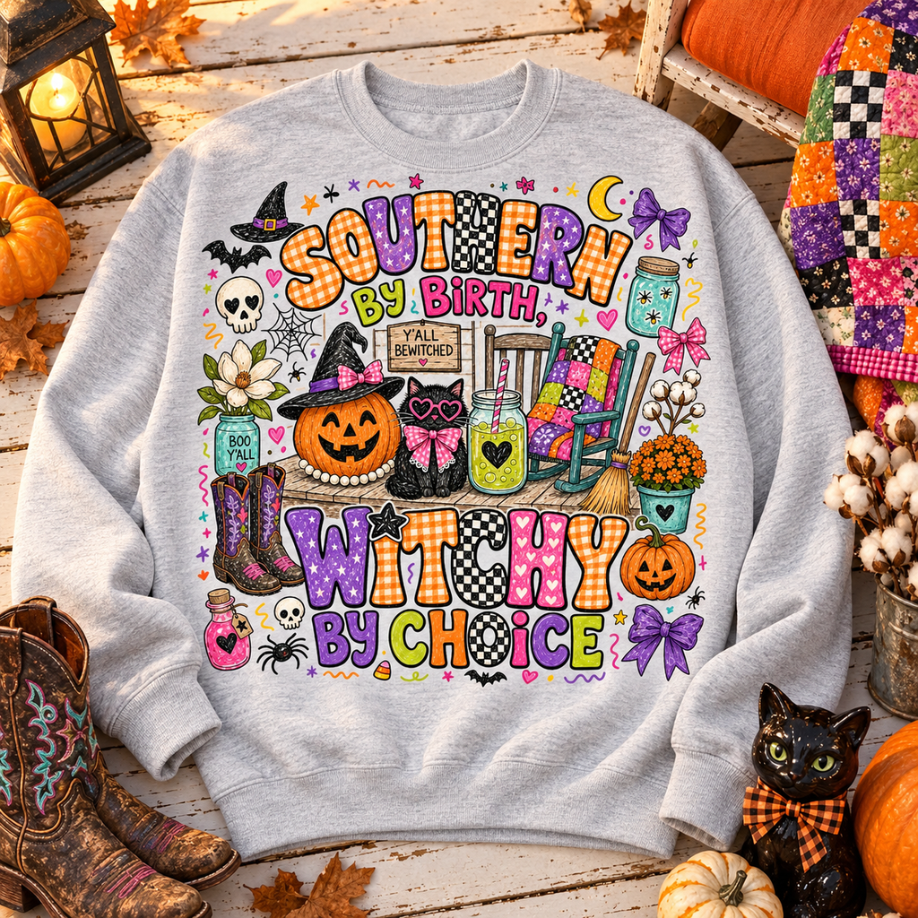 Witchy by Choice – Digital Download PNG