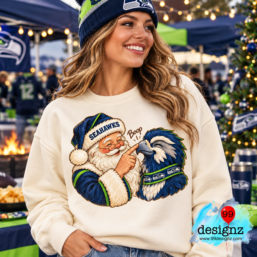 Seahawks PNG Digital Download | Game Day Shirt Design