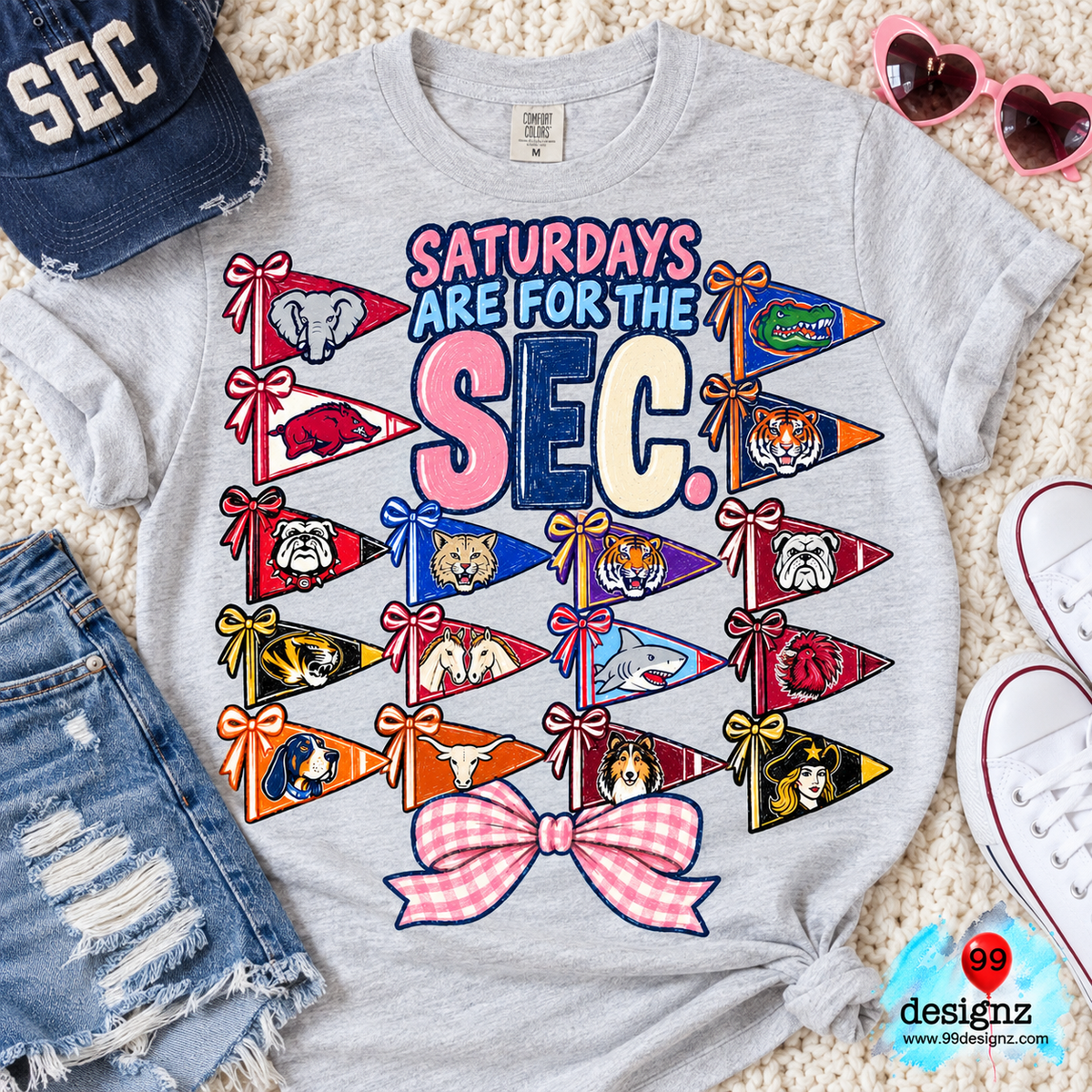 SEC Pennant PNG Digital Download | College Game Day Design