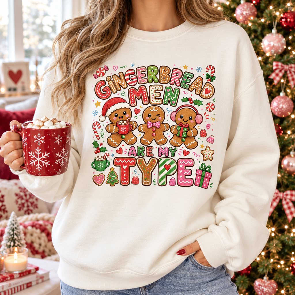 Gingerbread Men Are My Type PNG