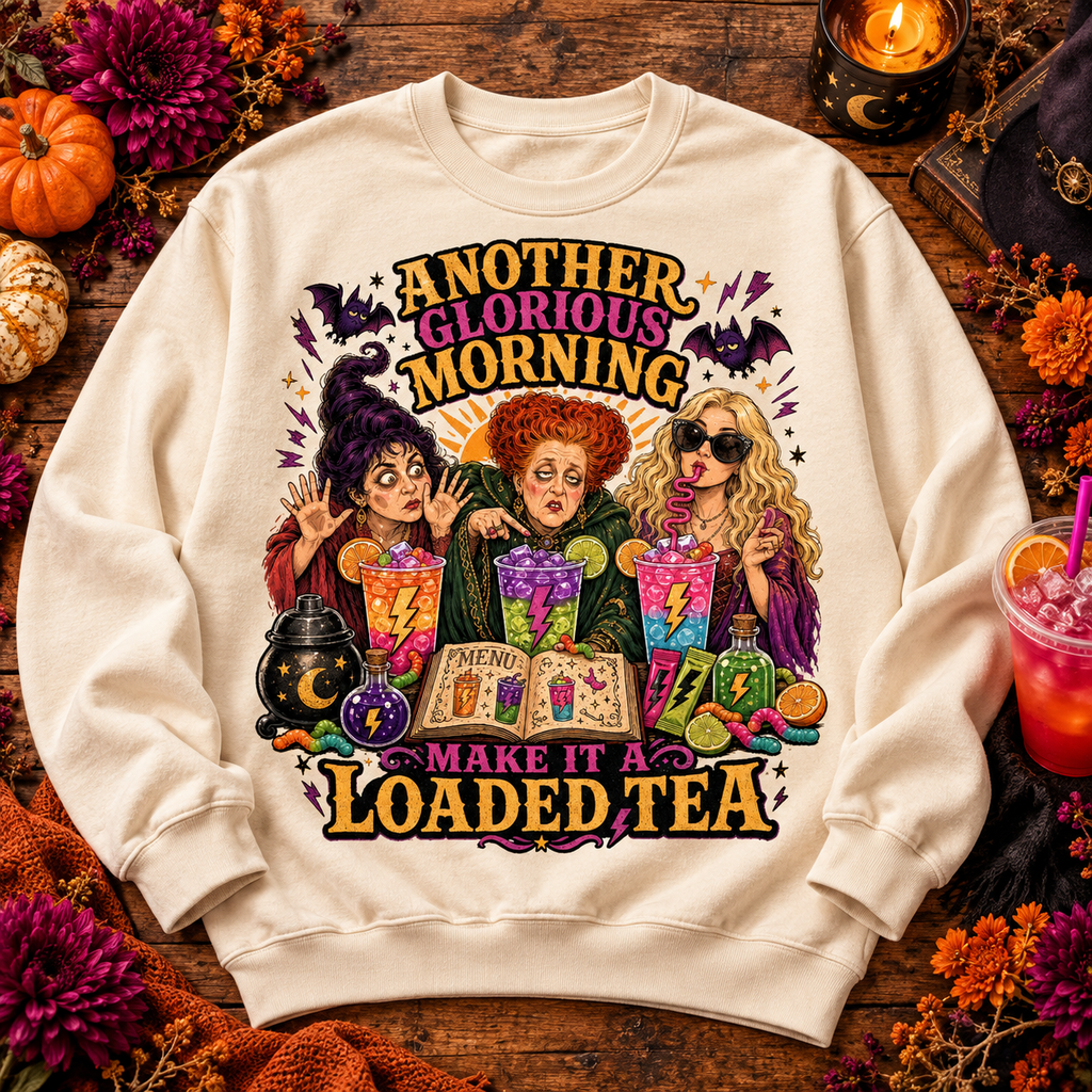 Glorious Morning Loaded Tea PNG Digital Download | Beverage Design