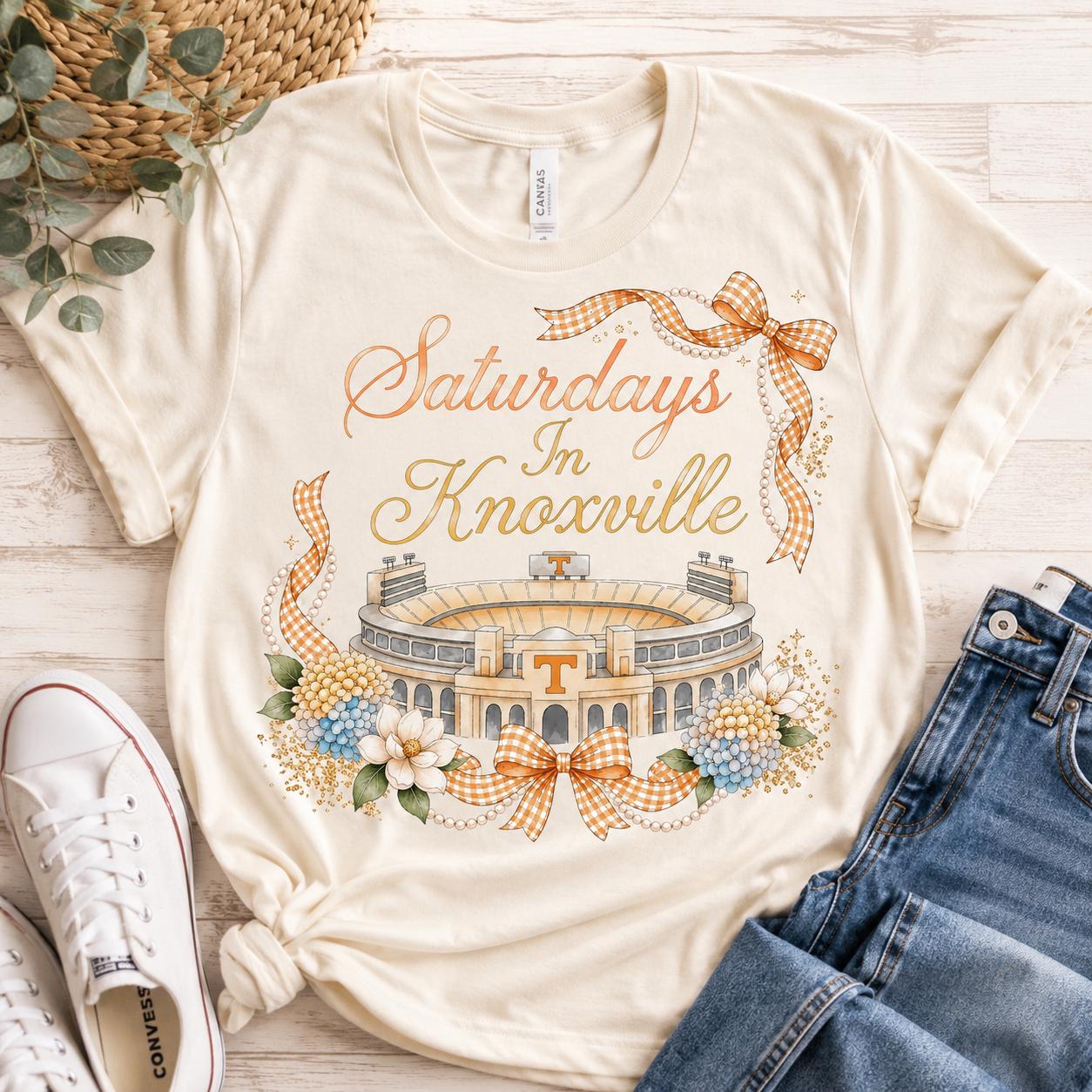 Saturdays in Knoxville PNG, Tennessee Vols Stadium, Coquette Bow (Digital Download)