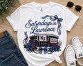 Saturdays in Lawrence PNG, Kansas Jayhawks Stadium Design (Digital Download)