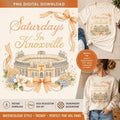 Saturdays in Knoxville PNG, Tennessee Vols Stadium, Coquette Bow (Digital Download)