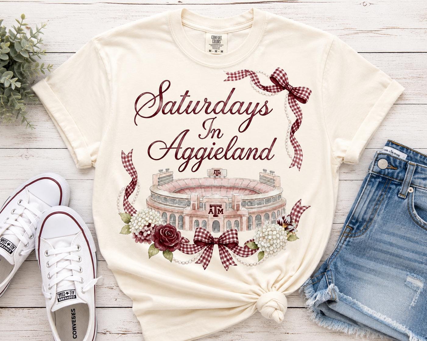 Saturdays in Aggieland PNG, Texas A&M Football Design (Digital Download)
