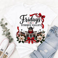 Symmes Valley Vikings Football Shirt Design, Friday Night Lights, Red Black Floral (Digital Download)