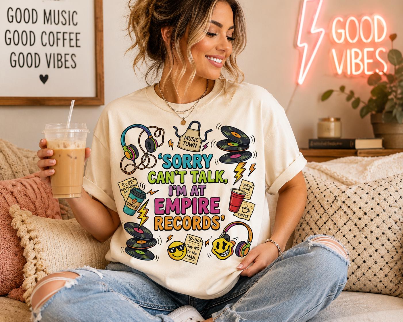 Empire Records PNG, Retro 90s Music Lover Design (Digital Download)