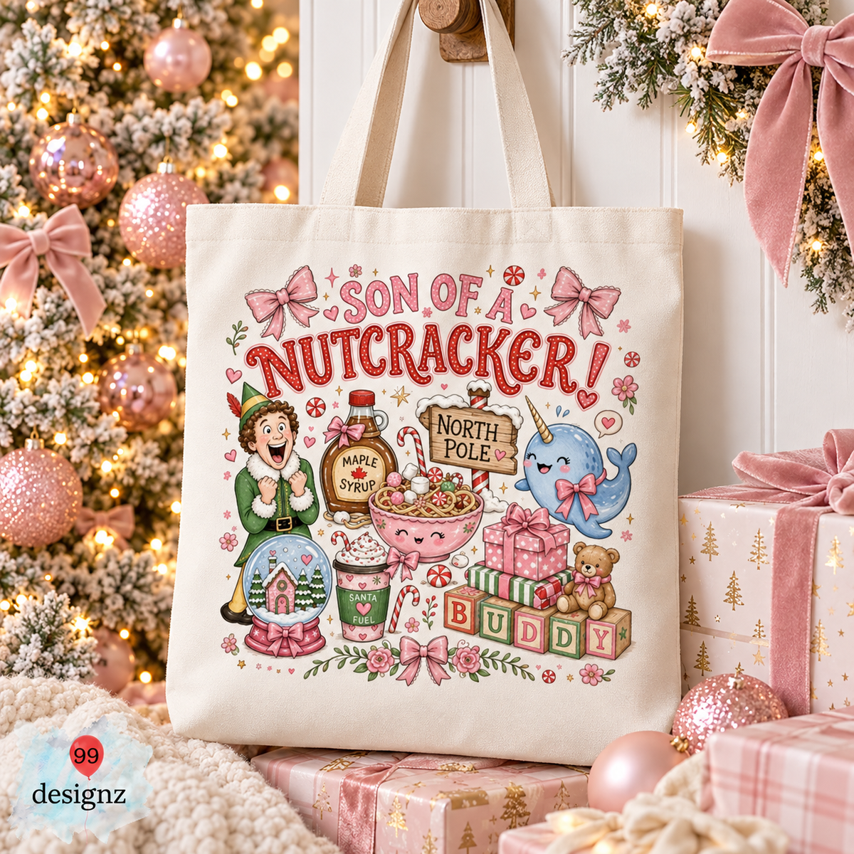 Son of a Nutcracker Christmas PNG Digital Download | Holiday Design