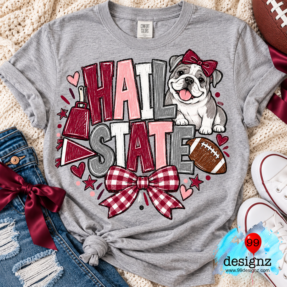 Hail State Mississippi State Halloween Design | Digital Download