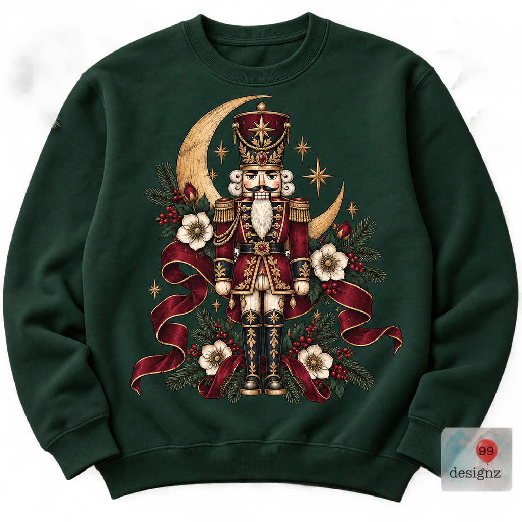 Moody Nutcracker Christmas PNG Digital Download | Holiday Design
