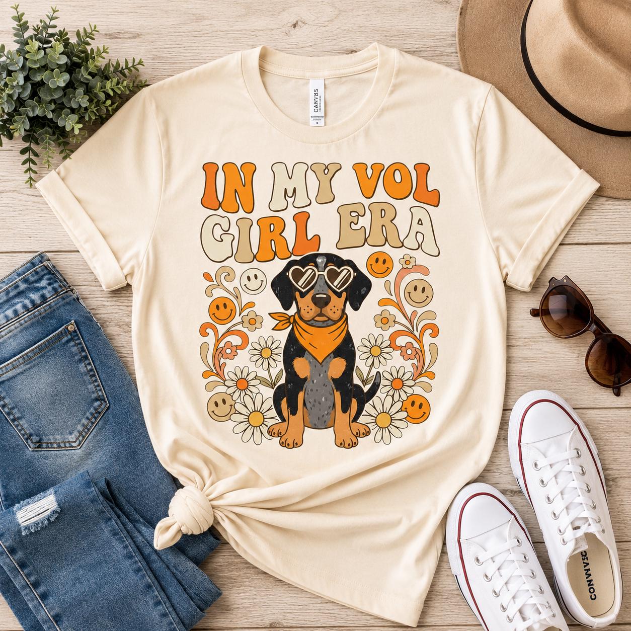Vol Girl Era Dog PNG | Retro Football Season Design (Digital Download)