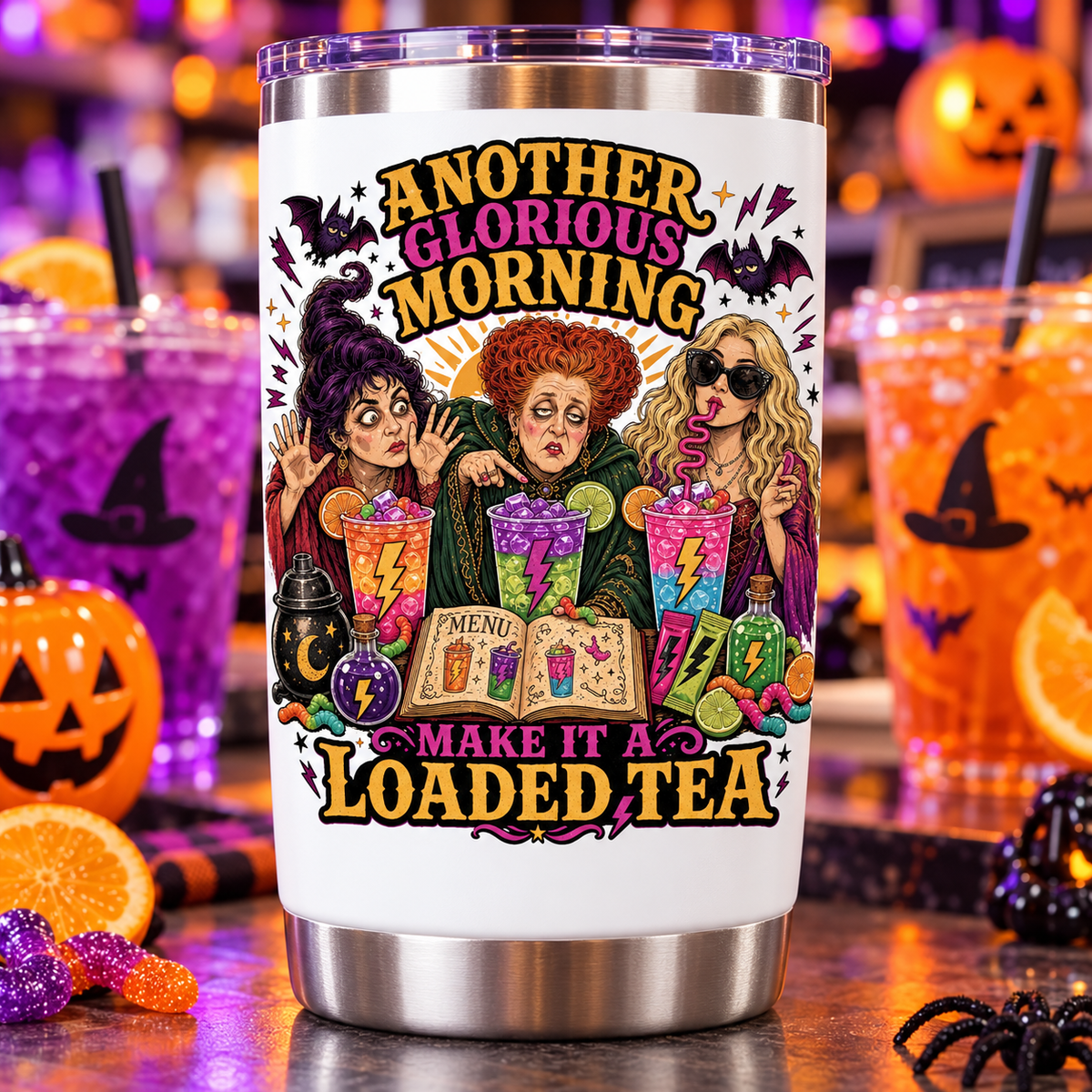 Glorious Morning Loaded Tea PNG Digital Download | Beverage Design