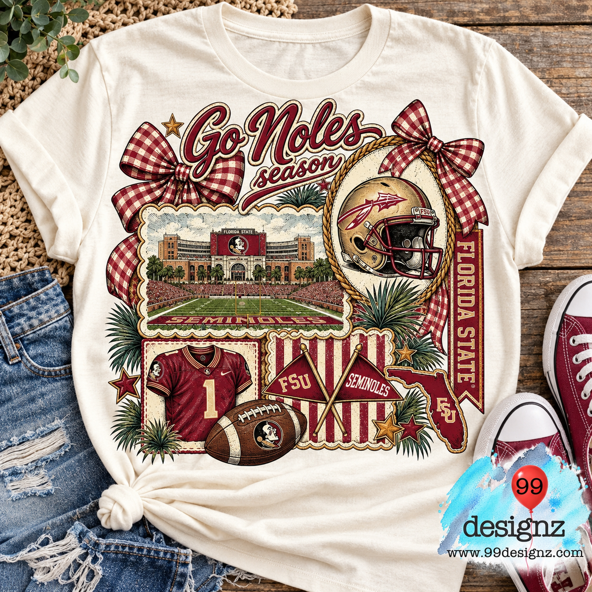 Go Noles Season Florida State Football Fan PNG Digital Download