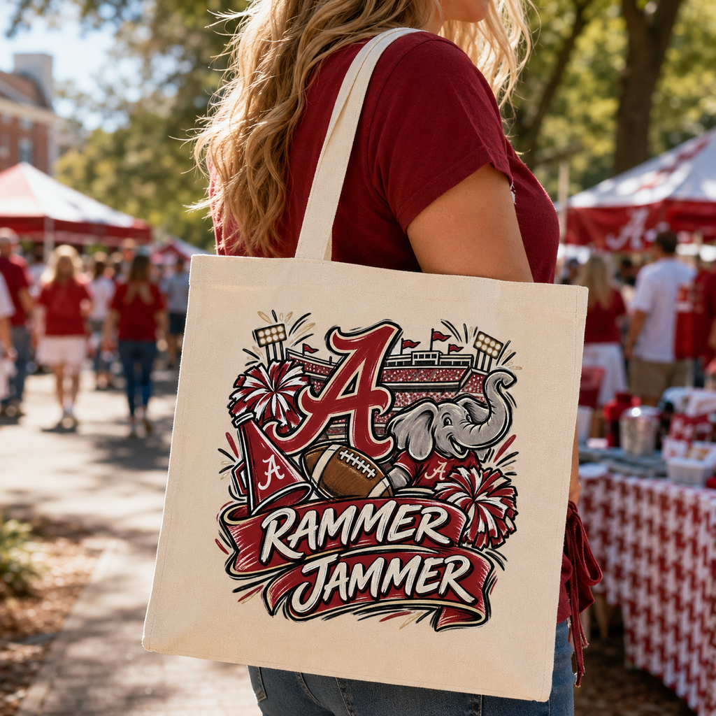 Alabama Rammer Jammer PNG – Sublimation & DTG Digital Download