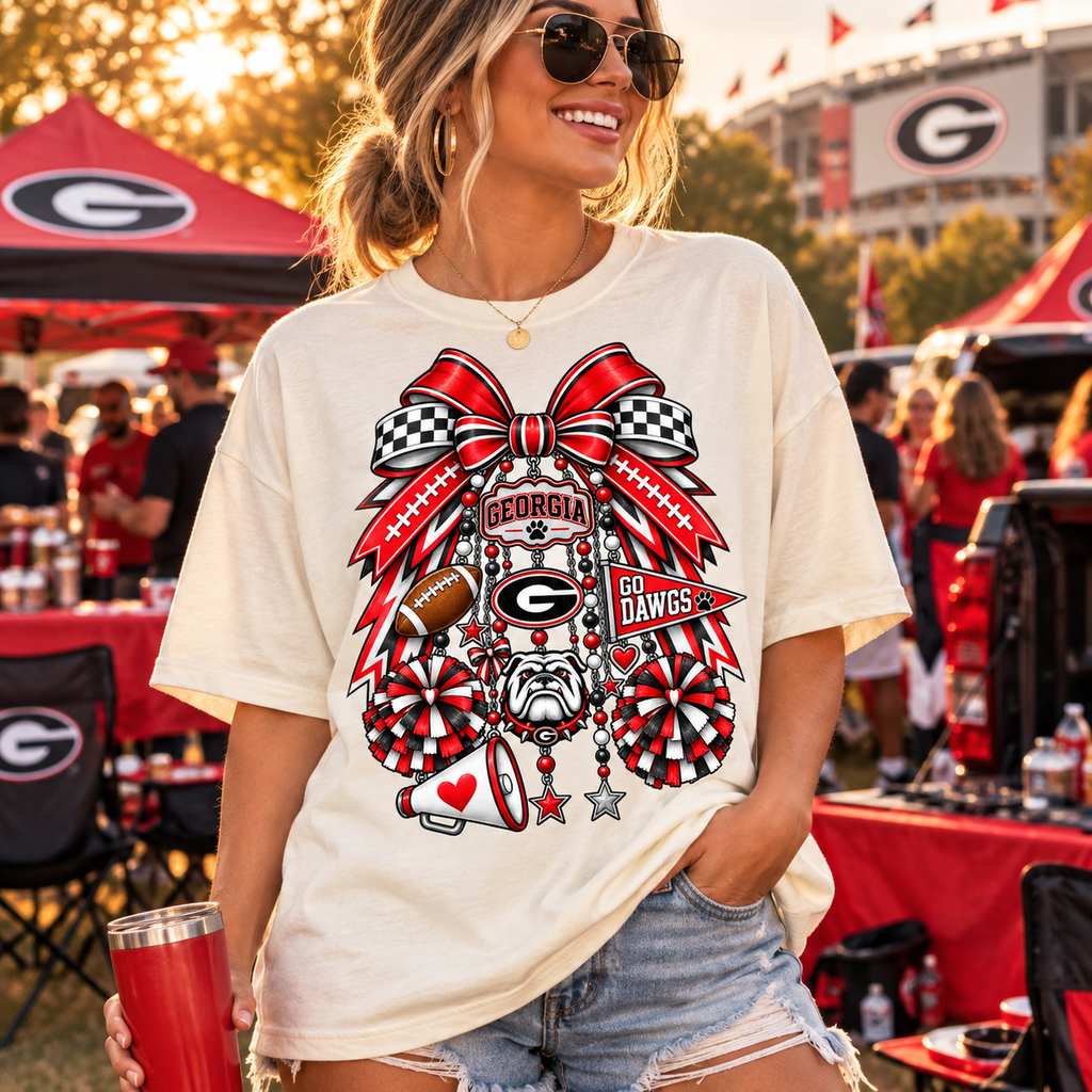 GA Bulldogs Bow PNG