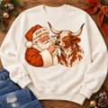 Texas Longhorns Santa Boop PNG | Hook Em Christmas Sublimation Design