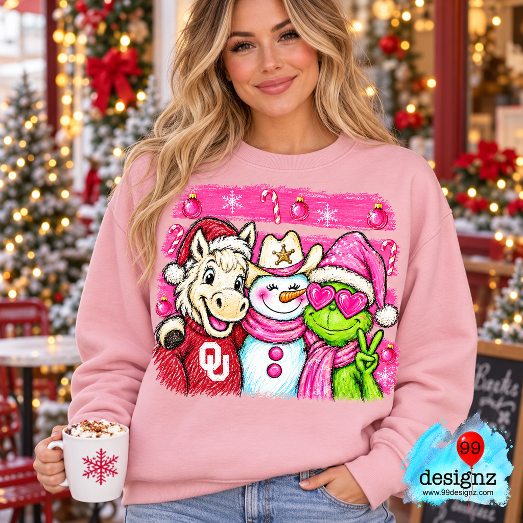 OU Grinch Christmas Digital Design | Digital Download