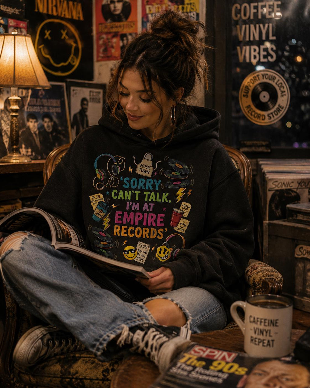 Empire Records PNG, Retro 90s Music Lover Design (Digital Download)