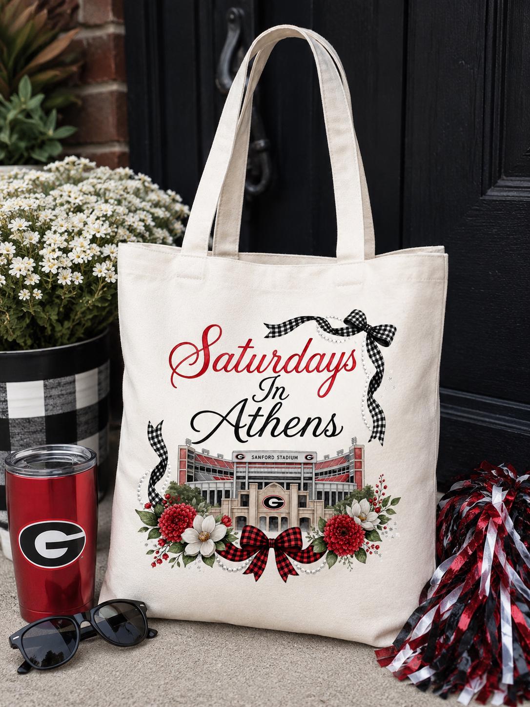 Saturdays In Athens Sweatshirt | Sanford Stadium Football Crewneck | Georgia Fan Apparel (Digital Download)