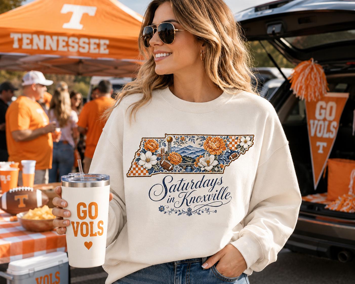 Tennessee Floral State PNG | Knoxville Game Day Digital Download