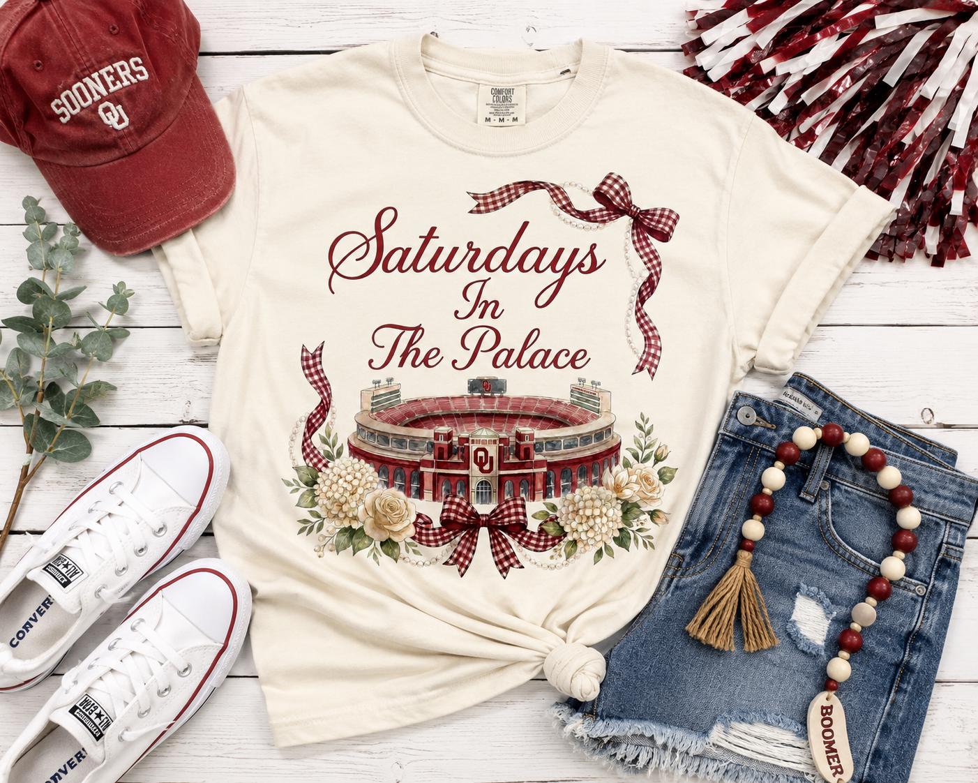 Oklahoma Sooners Stadium Floral PNG | Game Day Apparel Design (Digital Download)