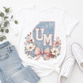 Ole Miss Floral PNG, Mississippi Rebels Game Day Design, Coquette Football (Digital Download)