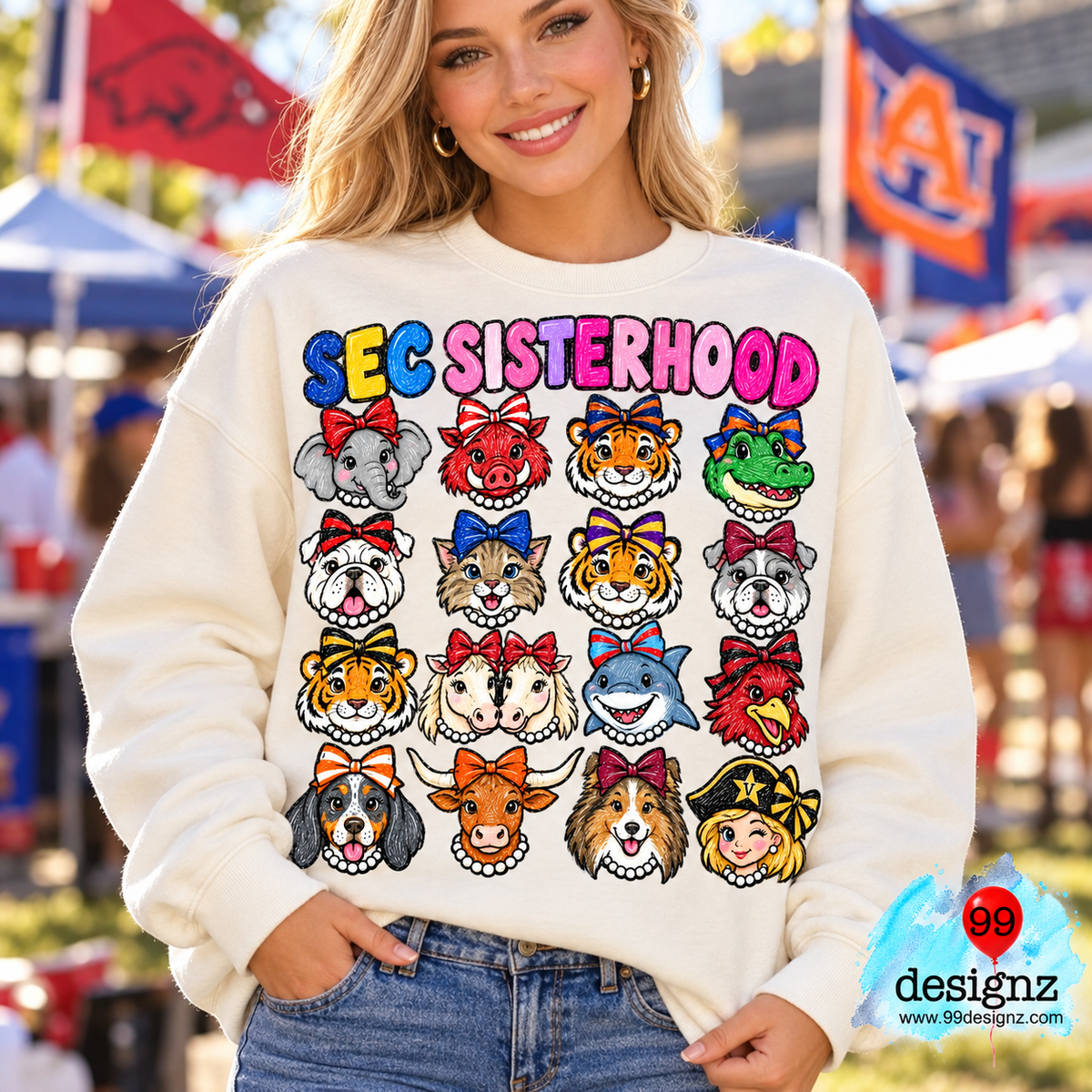 SEC Sisterhood Game Day Digital Design | Digital Download