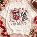 Roll Tide Girl Mascot PNG Design