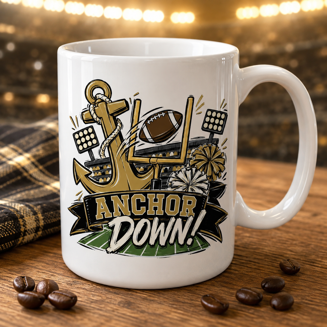 Anchor Down PNG Design | Sublimation & DTG Digital Download