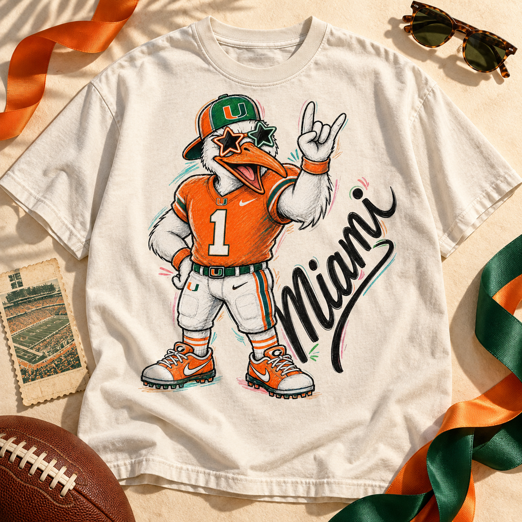 Miami Mascot PNG Design