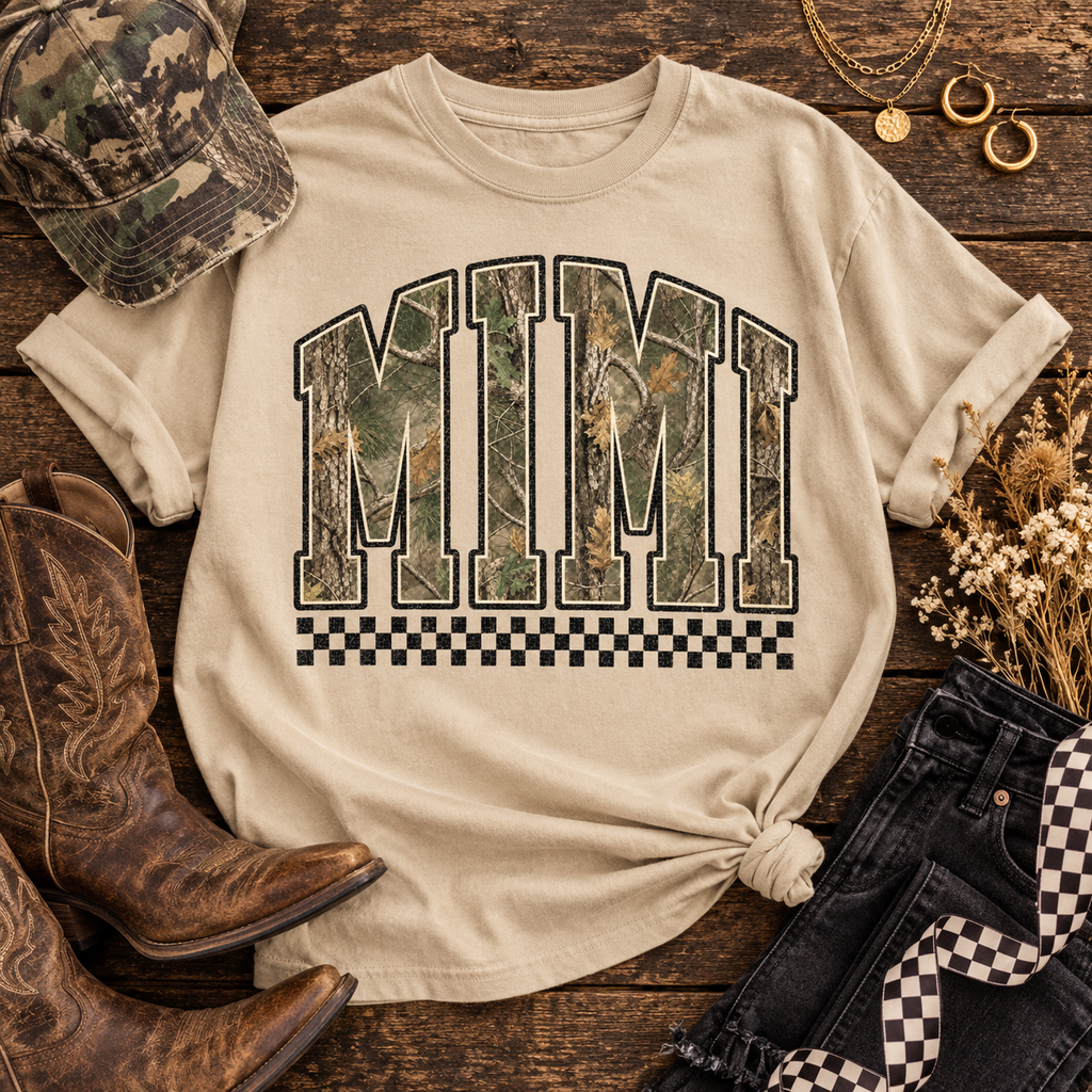 Mimi Arch PNG – Retro Grandma Sublimation Design