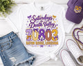 Saturdays in Death Valley PNG, LSU Football Shirt Design, Baton Rouge Louisiana 70803 PNG, Coquette Game Day, Tiger Football Sublimation