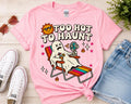 Retro Ghost Summer PNG – Too Hot to Haunt | Funny Halloween Beach Shirt Design | Digital Download