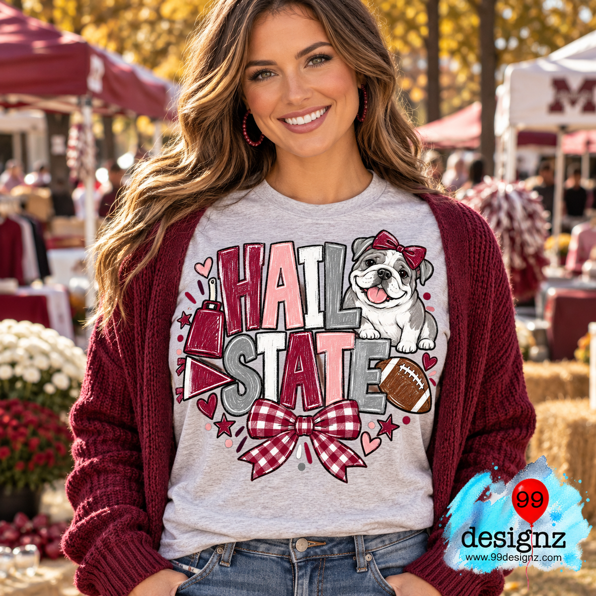 Hail State Mississippi State Halloween Design | Digital Download