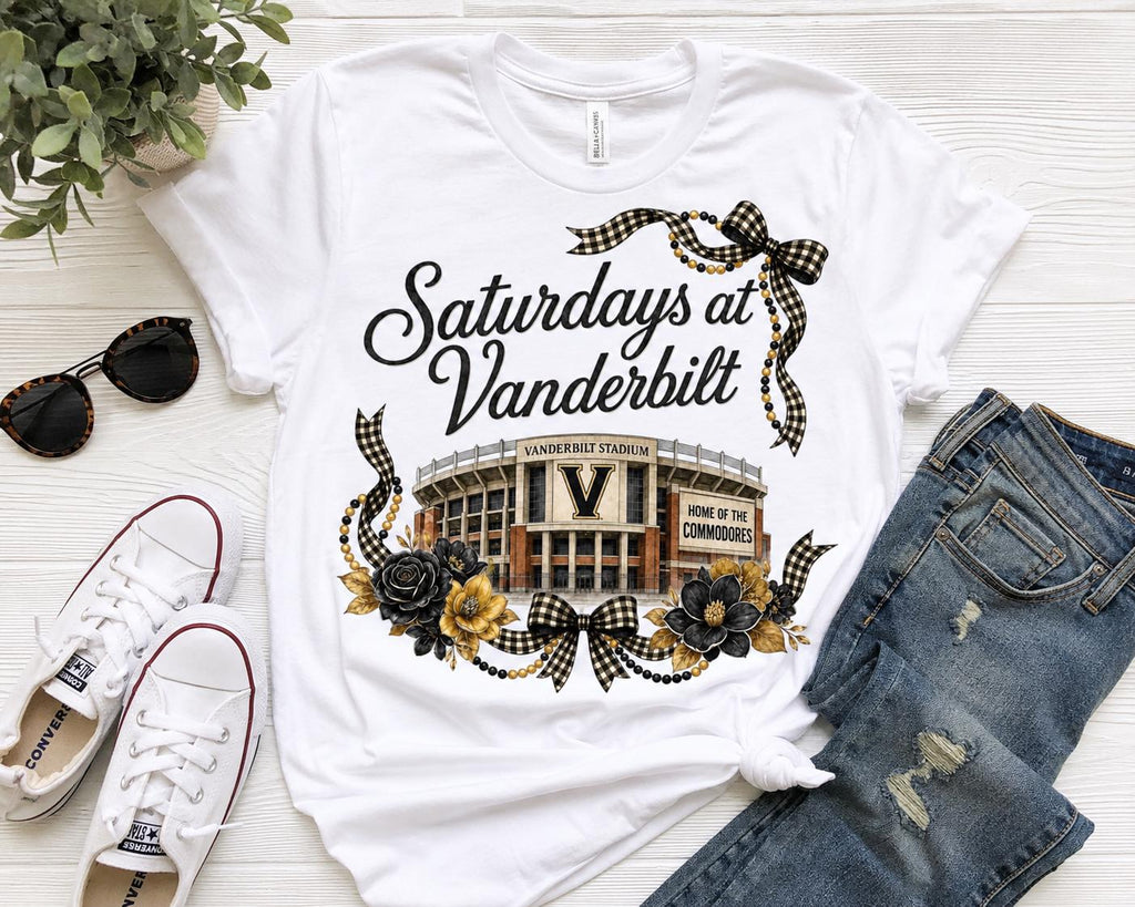 Vanderbilt Stadium PNG | Commodores Football Game Day Design (Digital Download)