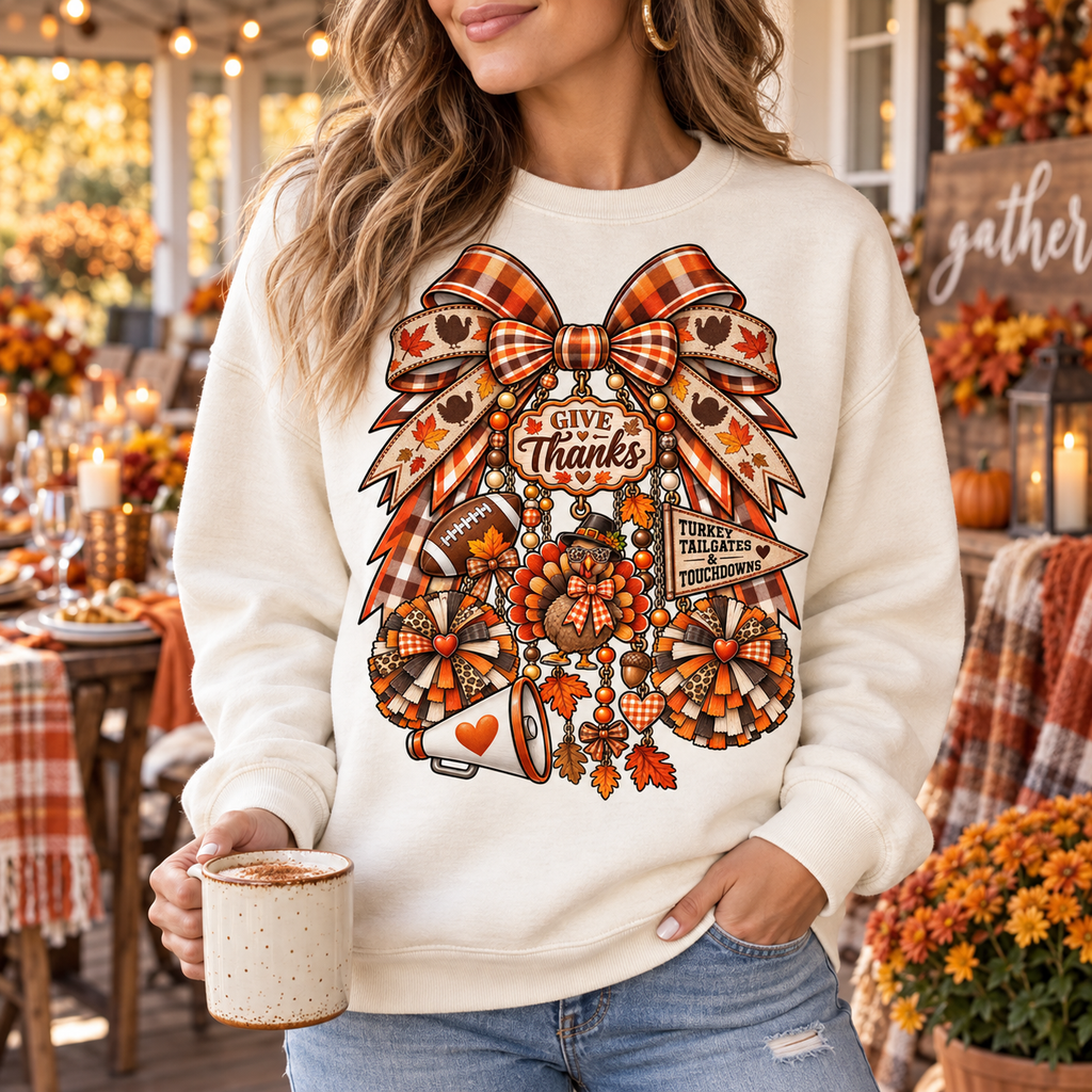 Thanksgiving Charm Bow PNG