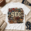 SEC Mascot Collage PNG, Southern College Football Game Day Digital Download
