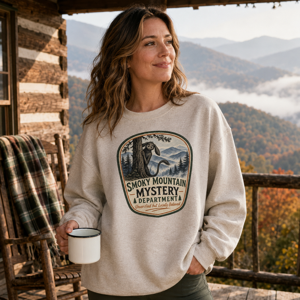 Smokey Mountain Mystery PNG Design