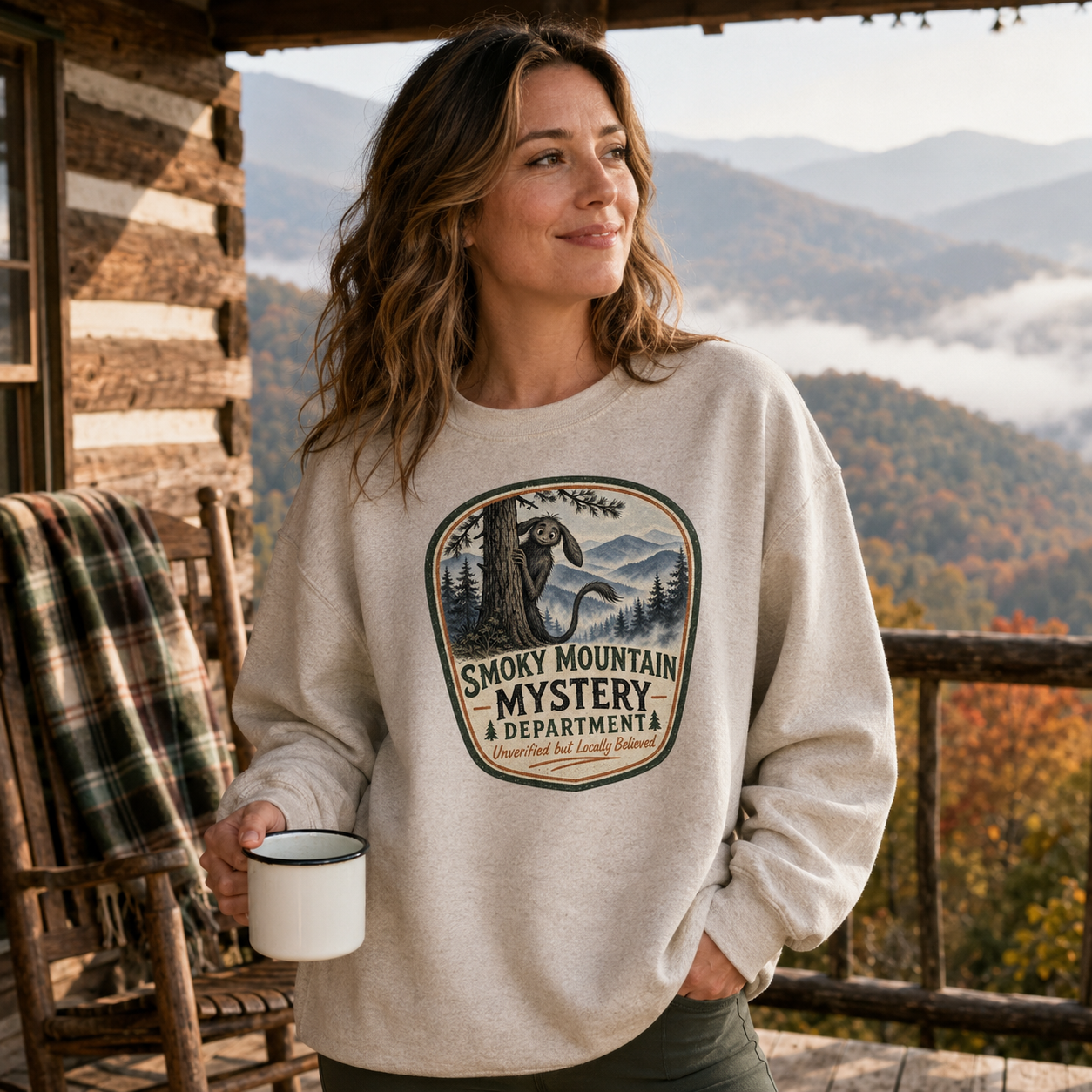 Smokey Mountain Mystery PNG Design