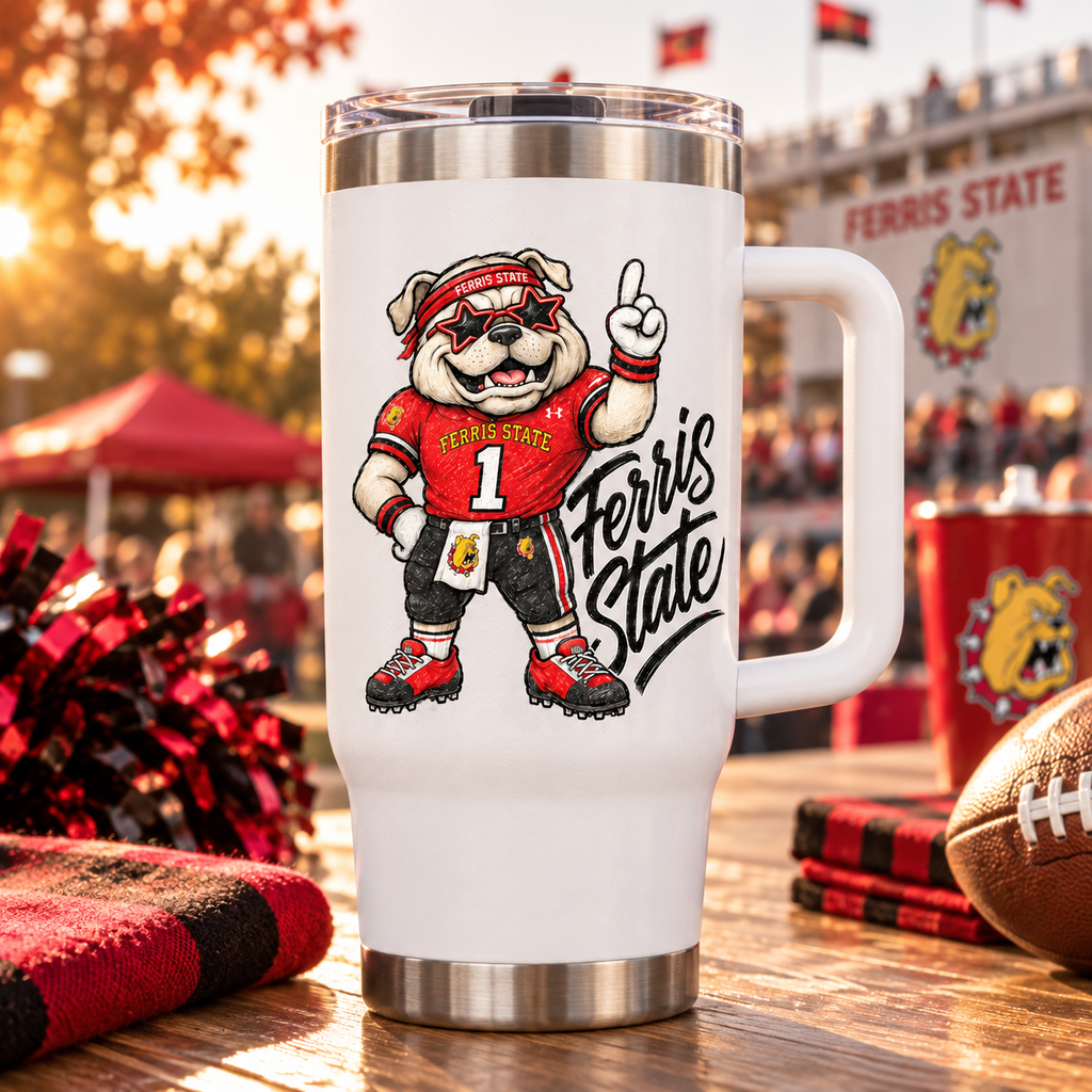 Ferris State Mascot PNG Design