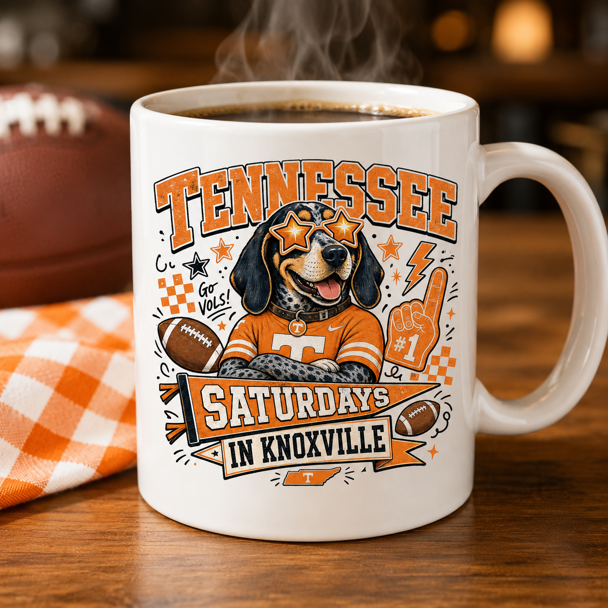 TN Sat in Knox PNG – Tennessee Knoxville Game Day Sublimation Design