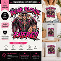 Dumb Blonde Energy PNG, Nashville Bachelorette, Country Concert Sublimation (Digital Download)