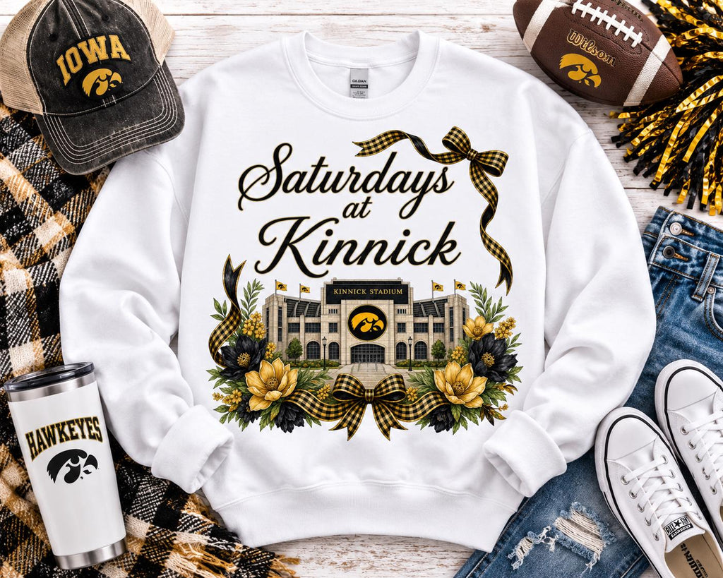 Saturdays at Kinnick PNG, Iowa Hawkeyes Stadium Design (Digital Download)