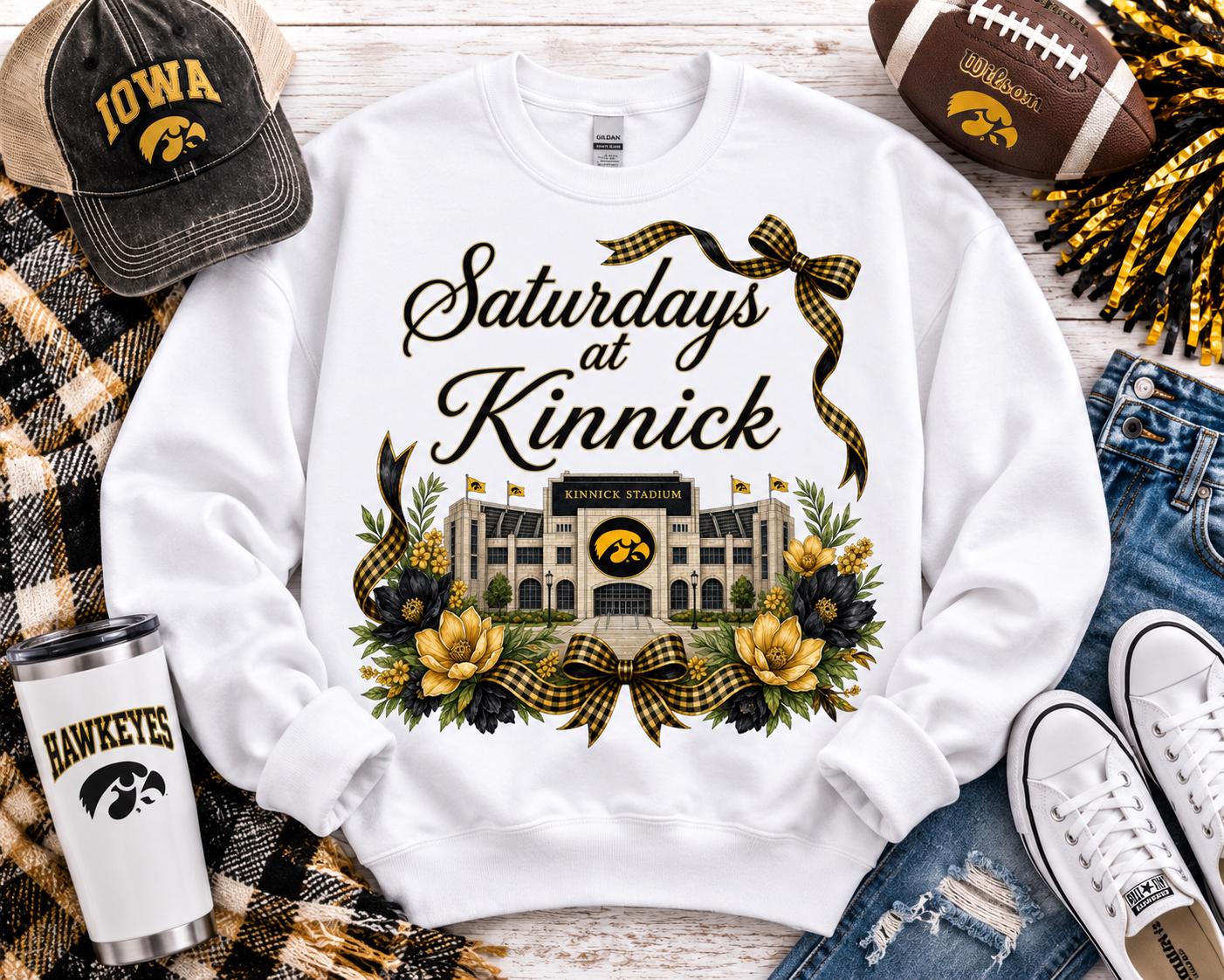Saturdays at Kinnick PNG, Iowa Hawkeyes Stadium Design (Digital Download)