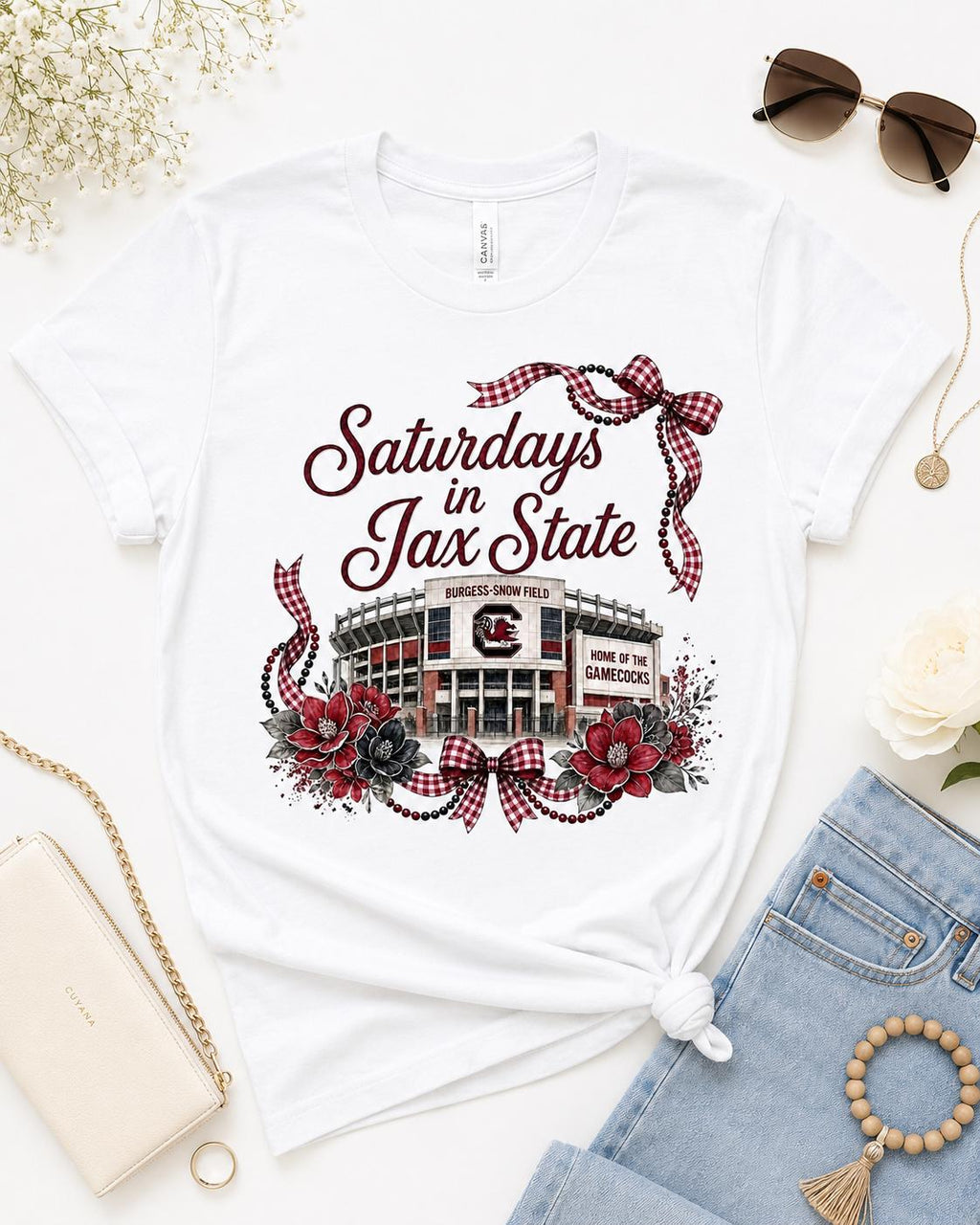 Saturdays in Jax State PNG, Gamecocks Football Stadium Design (Digital Download)